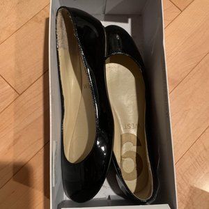 Nine West Black Patent Flats